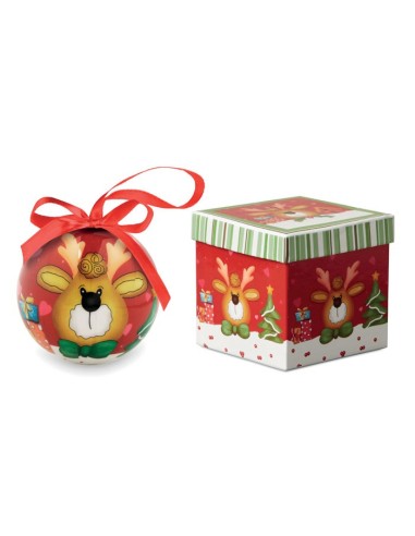 Bolas navideñas dibujo de reno