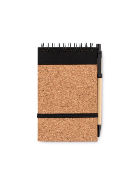 A6 notitieboeken met kurken kaft en gerecycled papier