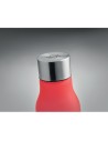 Waterflessen met rubberen afwerking 600 ml