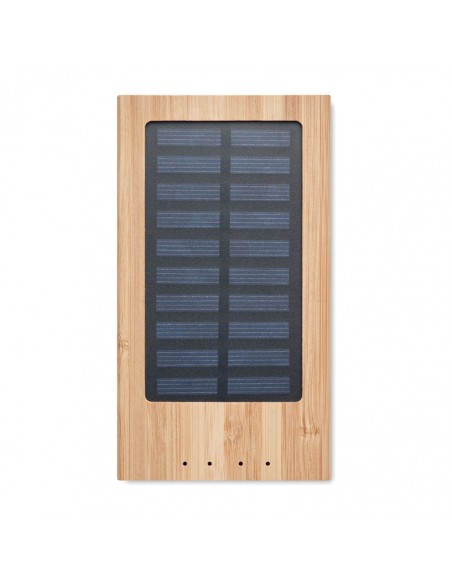 Power banks solares de bambú