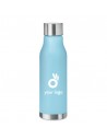 Waterflessen met rubberen afwerking 600 ml