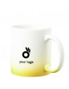 Tazas de cerámica acabado mate con degradado de color sublimadas 350 ml