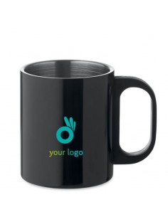 Tazas metálicas de doble...