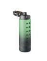 Botellas de agua RPET motivadora con marcador de tiempo 1 L