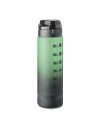 Botellas de agua RPET motivadora con marcador de tiempo 1 L