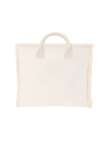 Bolsas de flecos de algodón 360g asas cortas