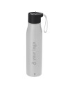 Botellas de aluminio reciclado 700ml con dosificador pajita