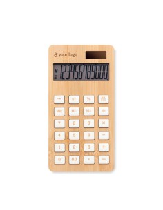 Calculadoras de bambú y 12...